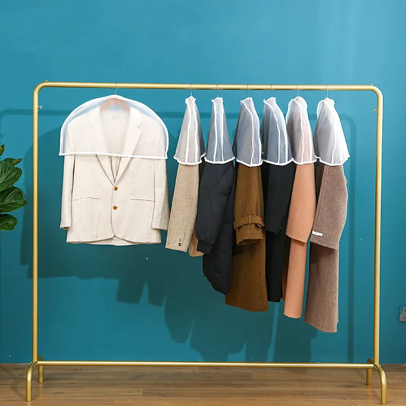 5pcs/set Clothing Hanging Dust Cover Dress Coat Windbreaker & Protective
