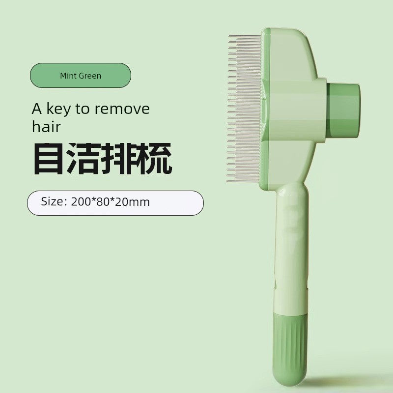 Pet Self-Cleaning Cat Dog Comb Knot Opening Float Hair Special