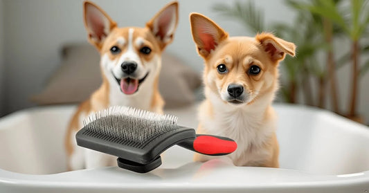 “Self-Cleaning Pet Hair Brush – Clears Hair in One Click”