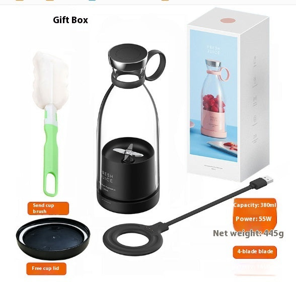 Portable Juicer Blender 350ML Mixer USB Rechargeable