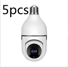 5GWiFi CAMERA 1080P Bulb 4X Zoom E27 Home Alarm Monitor