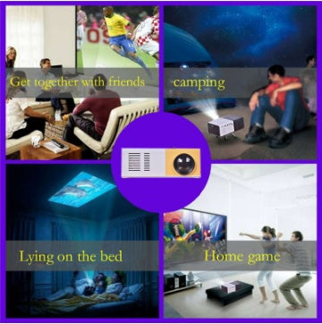 Portable Projector 3D Hd Led Home Theater Cinema HDMI