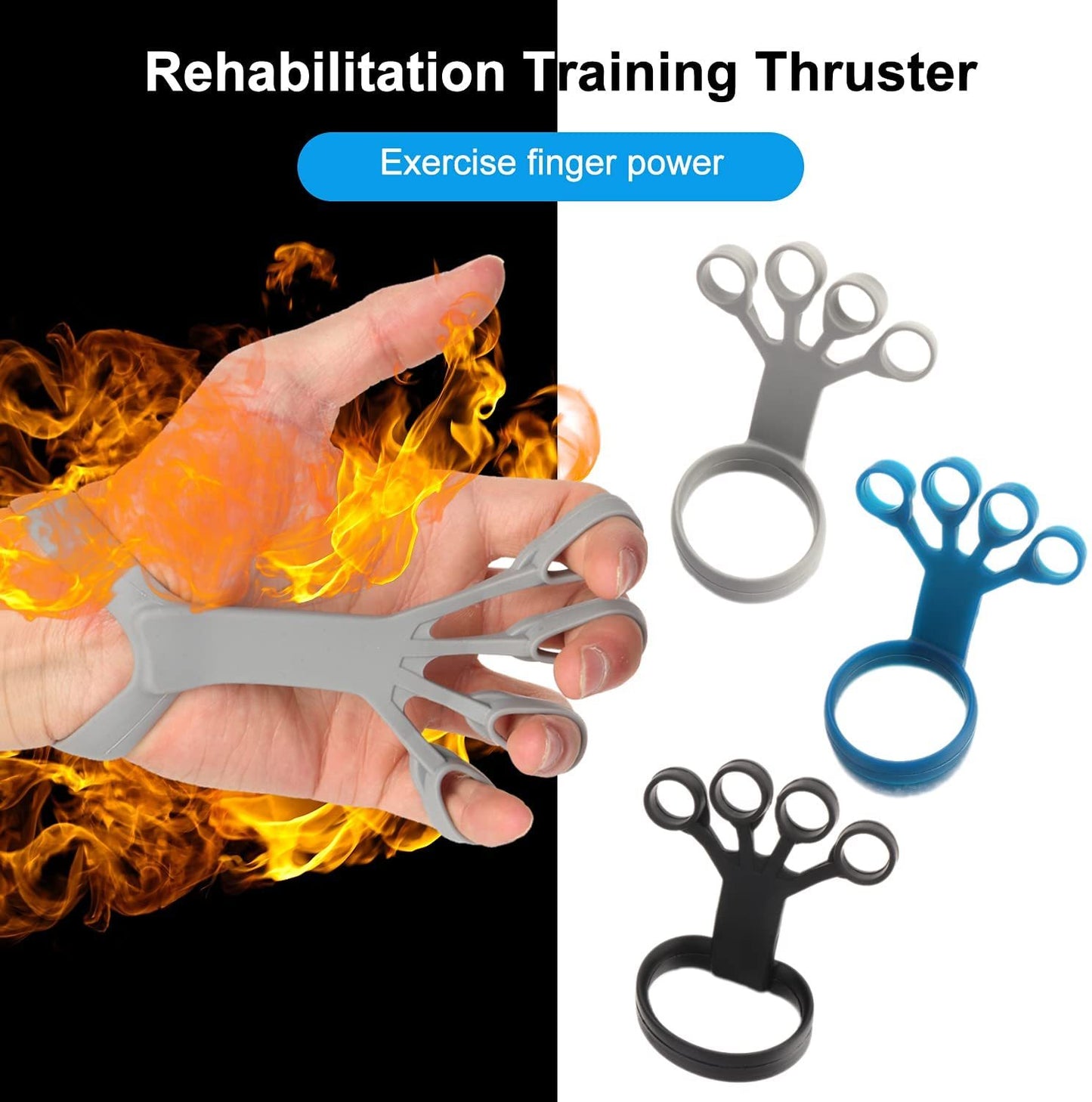 Silicone Finger Exercise Strengthen Rehabilitation