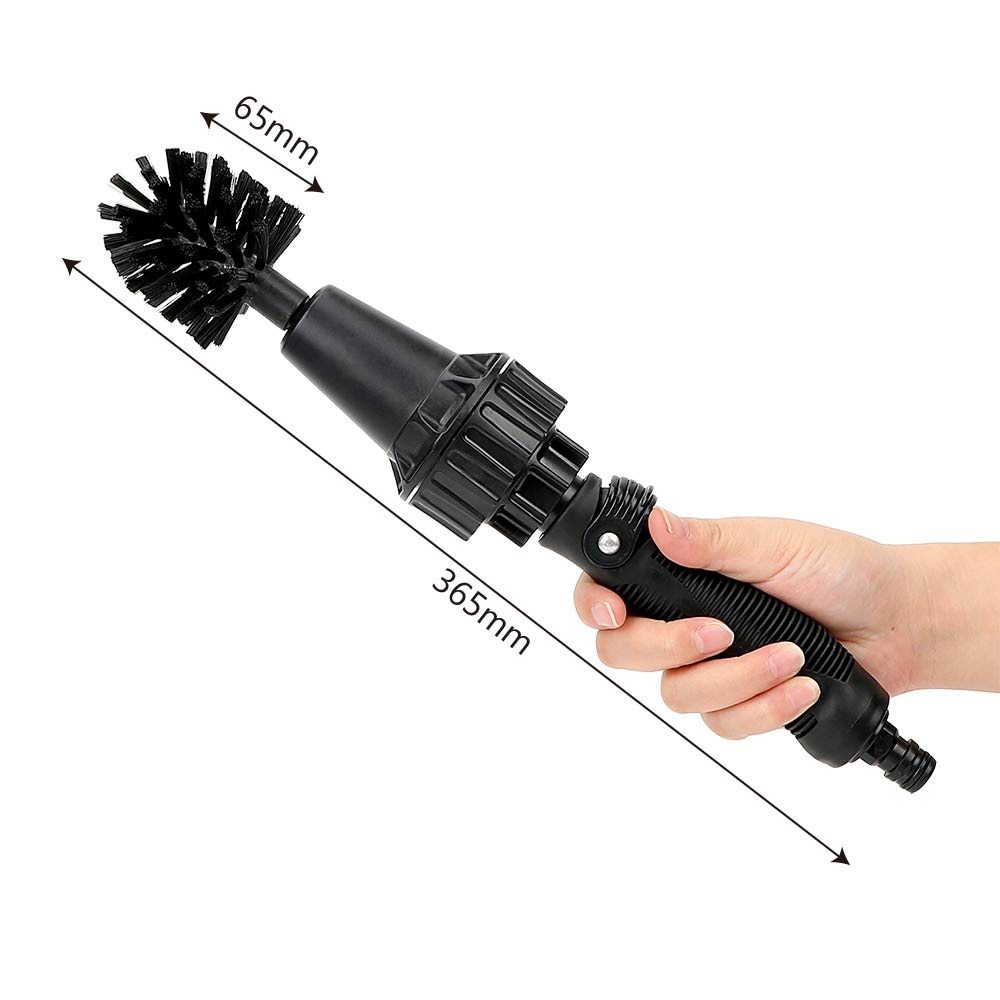 Water-driven Rotary Cleaning Brush Wash Hand-held Spray Brush