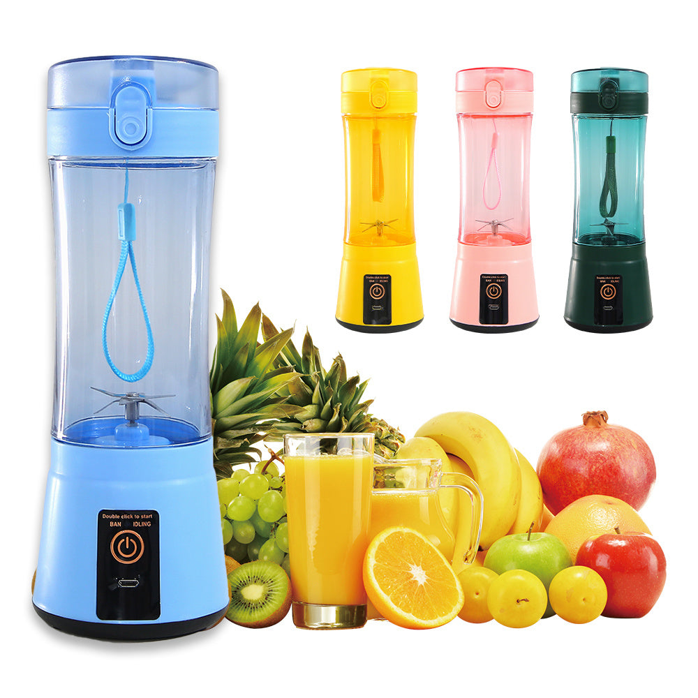 Blender Portable Electric Fruit Juicer Wireless USB Rechargeable