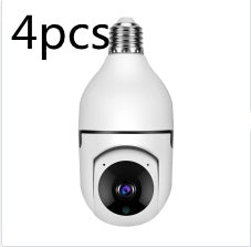 5GWiFi CAMERA 1080P Bulb 4X Zoom E27 Home Alarm Monitor