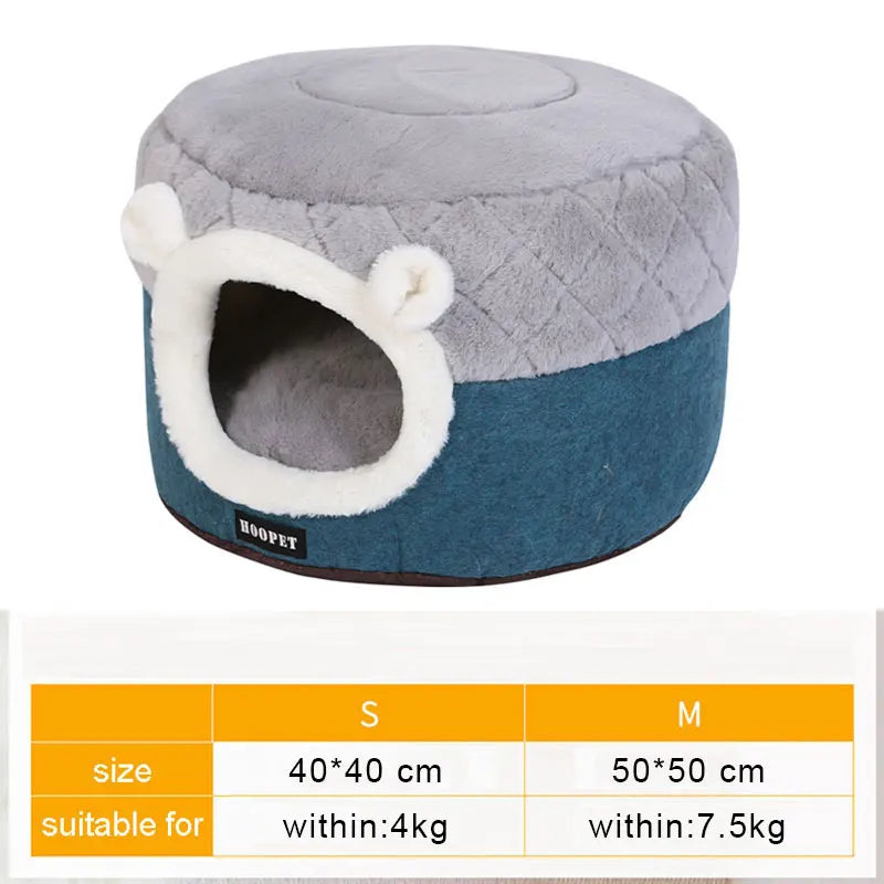 HOOPET Pet Cat Dog Bed Warming Dog House