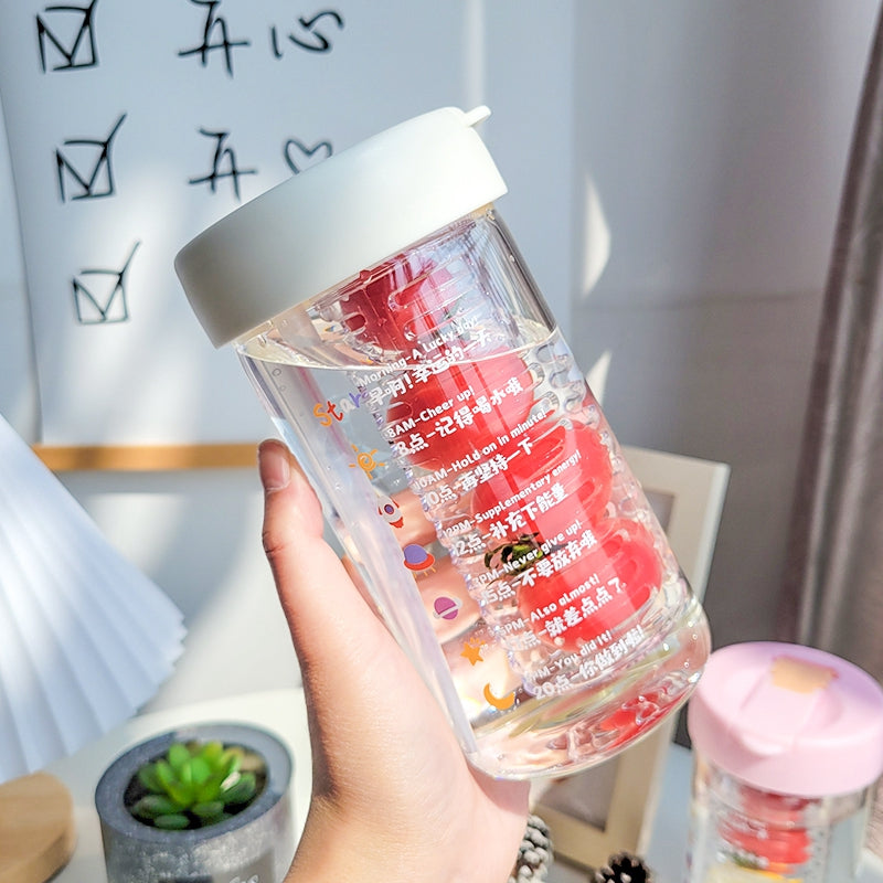 Tritan Girls 1000ml Ton Barrels Tea Brewing Water Cup