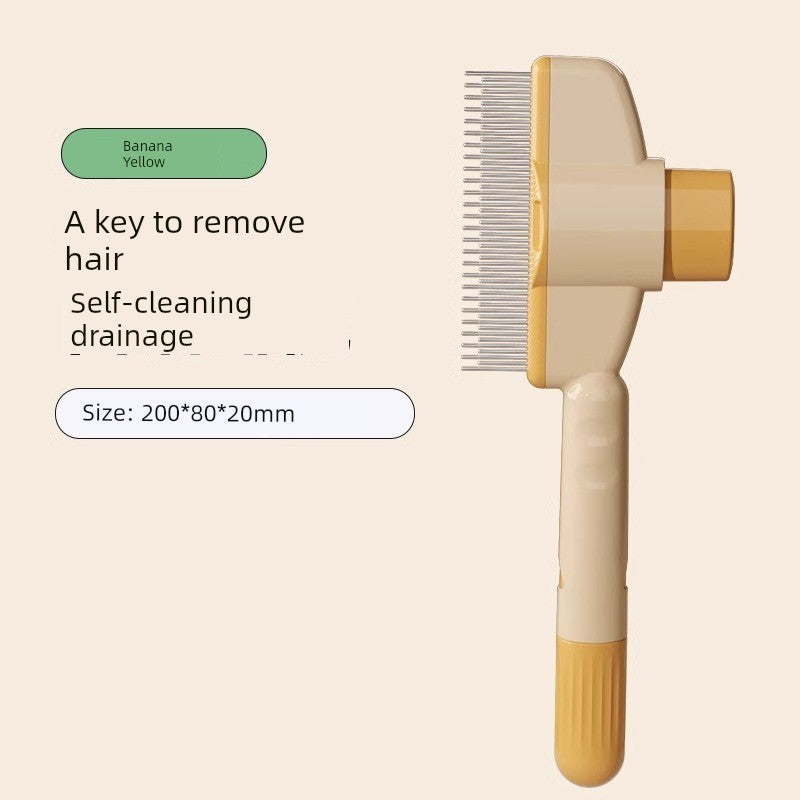 Pet Self-Cleaning Cat Dog Comb Knot Opening Float Hair Special