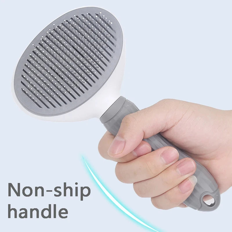 Dog & Cat Self Clean Shedding Brush Hair Remover