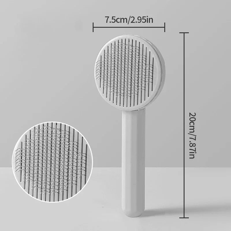 Dog & Cat Self Clean Shedding Brush Hair Remover