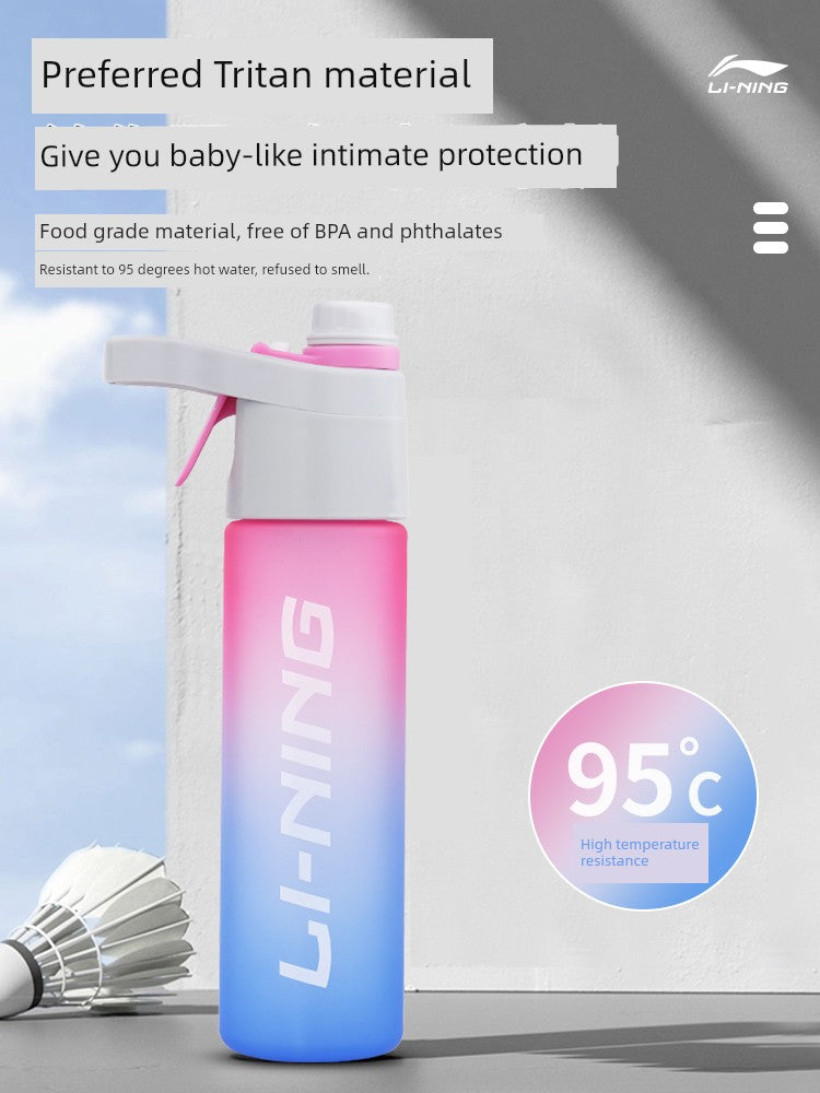 Li Ning Sports Spray Summer Good-looking Student Water Cup