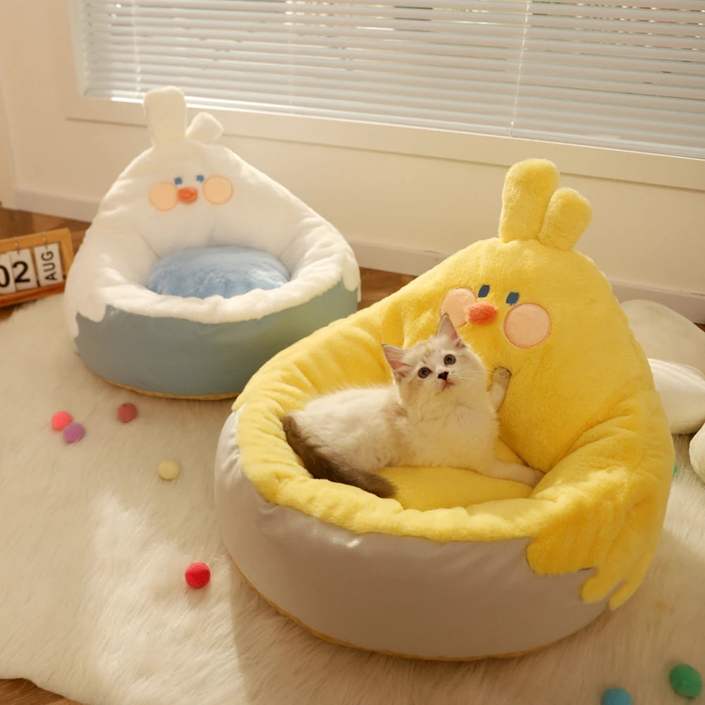 HOOPET Pet Cat Dog Bed Warming Dog House