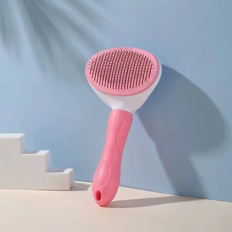 Dog & Cat Self Clean Shedding Brush Hair Remover