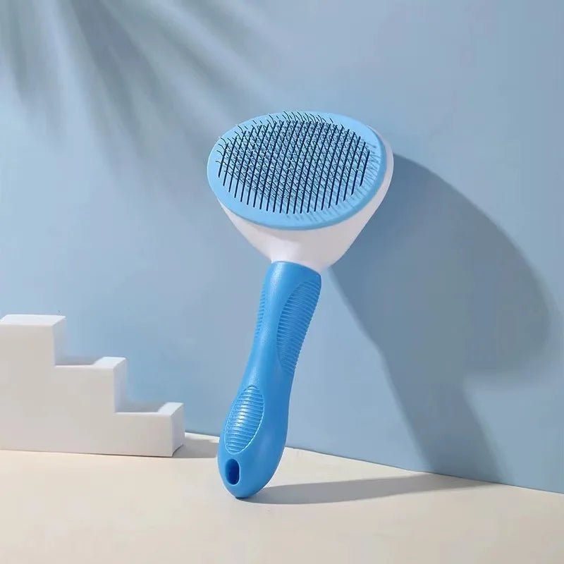 Dog & Cat Self Clean Shedding Brush Hair Remover
