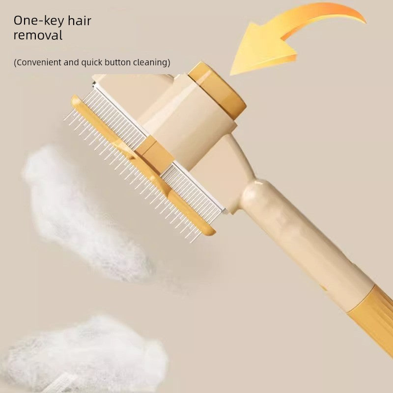 Pet Self-Cleaning Cat Dog Comb Knot Opening Float Hair Special