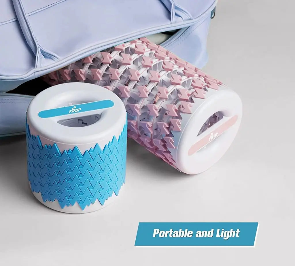 Retractable Yoga Foam Roller Massager Back Roller Fitness for Gym Home