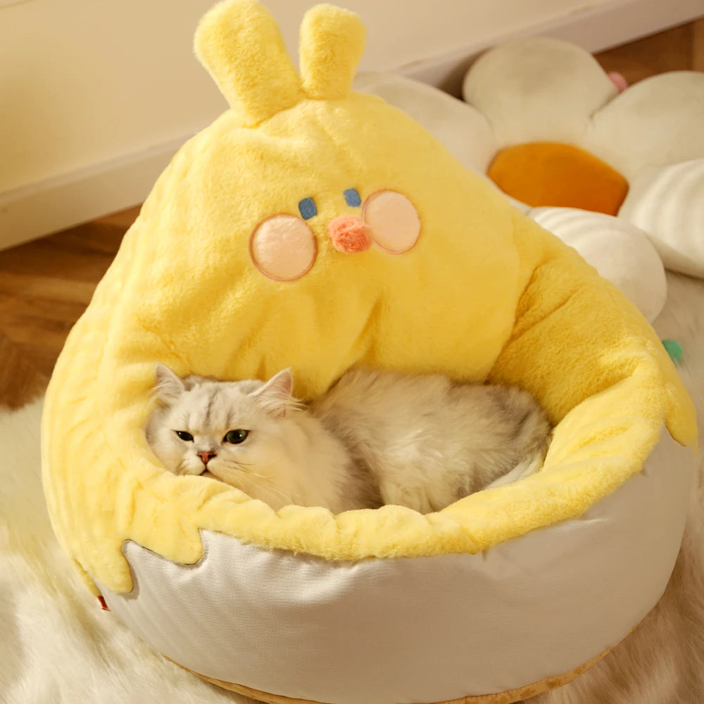 HOOPET Pet Cat Dog Bed Warming Dog House