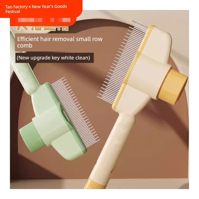 Pet Self-Cleaning Cat Dog Comb Knot Opening Float Hair Special
