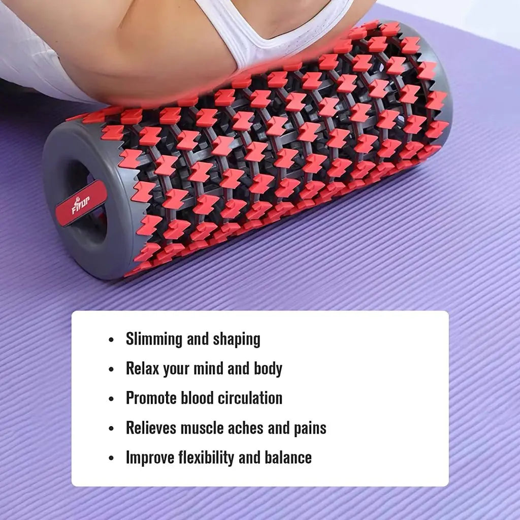 Retractable Yoga Foam Roller Massager Back Roller Fitness for Gym Home